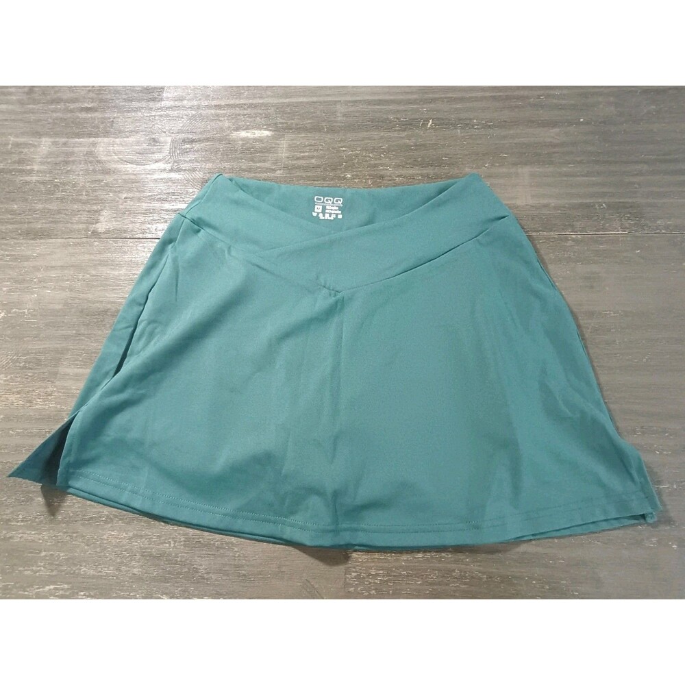 OQQ Green Tennis Mini Skirt Skort New Size Medium